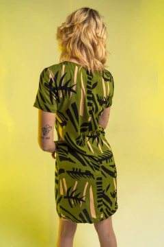 Vesti - DREW print verde - comprar online