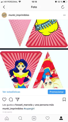 Kit imprimible DC Súper Hero Girls PERSONALIZADO en internet