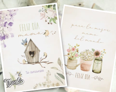 tarjetas imprimibles y tags para el día de la madre