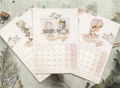 sarah kay kit imprimible calendario 2022 planner agenda