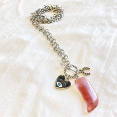 Collar CIRA cuarzo fresa