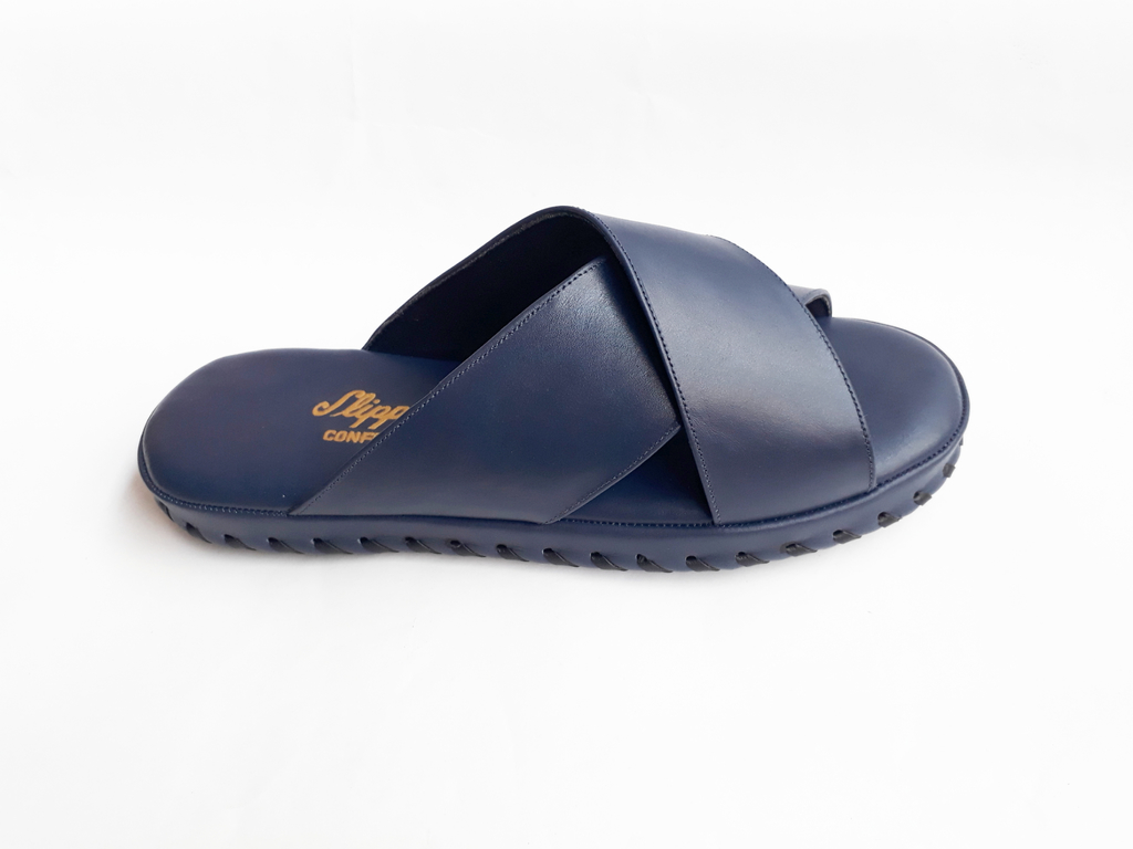 Sapato Mule Slipper Masculino Malbork Em Couro Preto 58849 - FKV Calçados