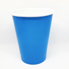 Vasos Polipapel Celeste fuerte X8-