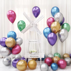 Globos Chrome Cromado 12" X 6 Unid. - comprar online