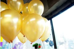Globos Latex Dorado 10" X 10 Und. - comprar online