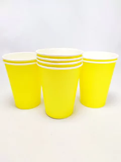 Vasos Polipapel Amarillo x 8 Unid. - comprar online