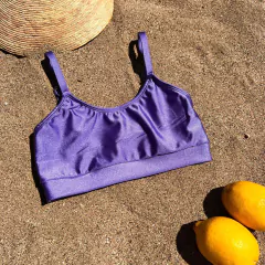 TOP PERLA LAVANDA BRILLO
