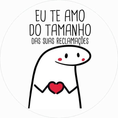 MEME FLORK DIA DOS NAMORADOS MINI TOPO DE BOLO (UNIDADE) - PAPEL ARROZ  ESPECIAL