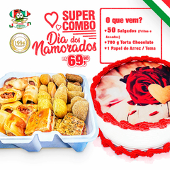 Kit Dia Dos Namorados nª03 - Torta Tema Dia dos Namorados C/ Torta de 700g - comprar online