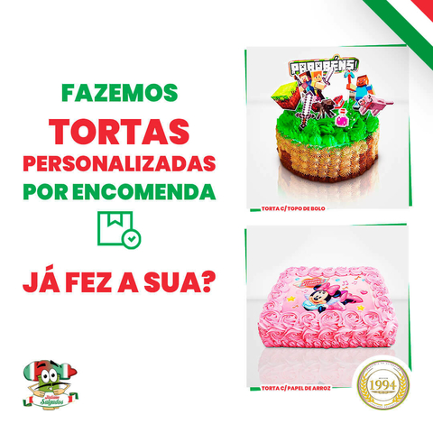 Quitutes da Val - Bolo com papel de arroz personalizado!!