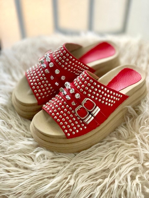 Sandalias Karol G rojo - Comprar en Mithandbags