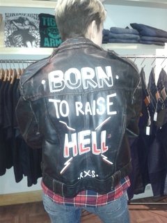 Born to Raise Hell Motorcycle Jacket en internet