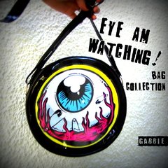 Cartera Eye Am Watching! (Borde Amarillo)