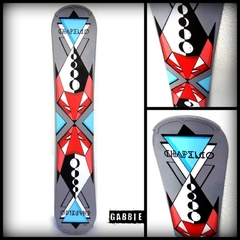 Tabla Snowboard Geometry Fox Chapelco x Gabbie - Gabbie Custom Art