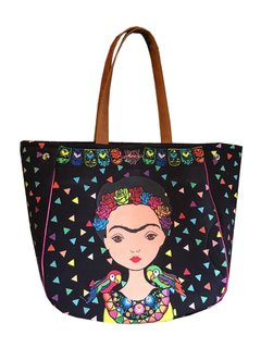 Maxibolso Frida Negro