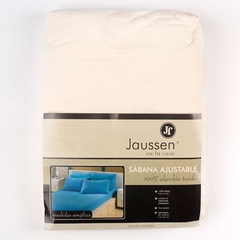 Sabana Ajustable JAUSSEN Jersey 100% algodón 1 1/2 Plazas - tienda online