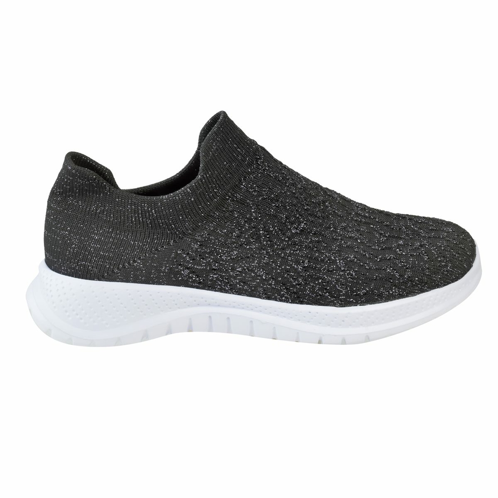 Zapatillas Elastizadas Dama Negro Proforce (035021)