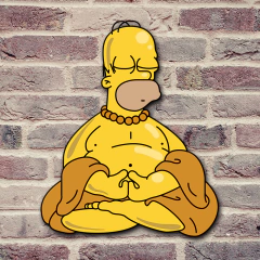 Cartel con forma impreso #16 Homero Buda en internet