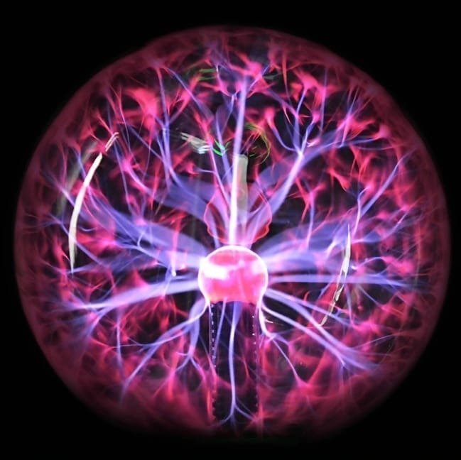 lampara de plasma tesla