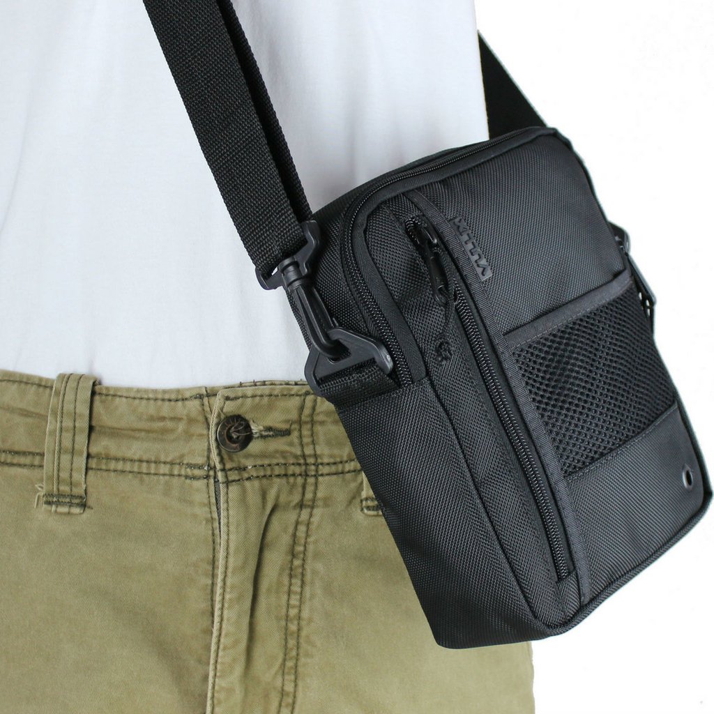 shoulder bolsa masculina impermeável