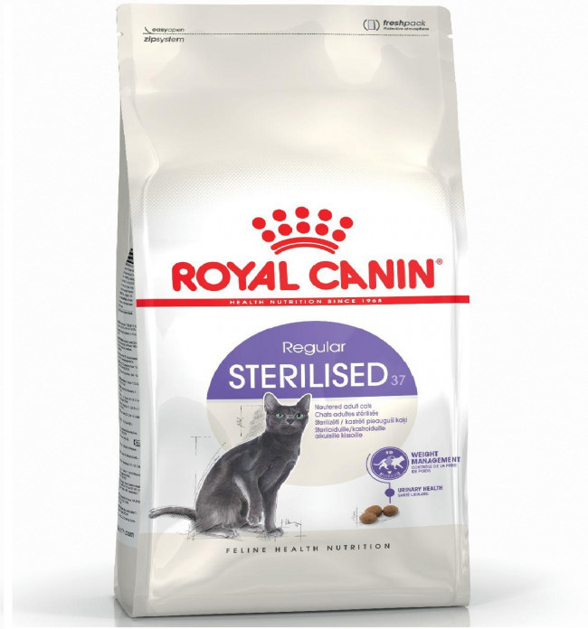 ROYAL CANIN regular STERELISED 37 feline x 2 kg