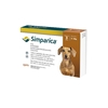 SIMPARICA - Zoetis para perros de De 5 a 10 Kg , 3 tabletas, 20 mg