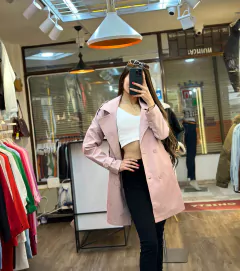 GABARDINA ROSA - comprar online