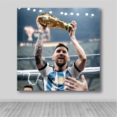 Cuadro Argentina Campeón del mundo 2022, Messi copa 2