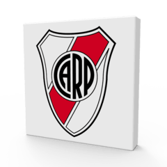 Cuadritos decorativos River 15 x15 cm - comprar online