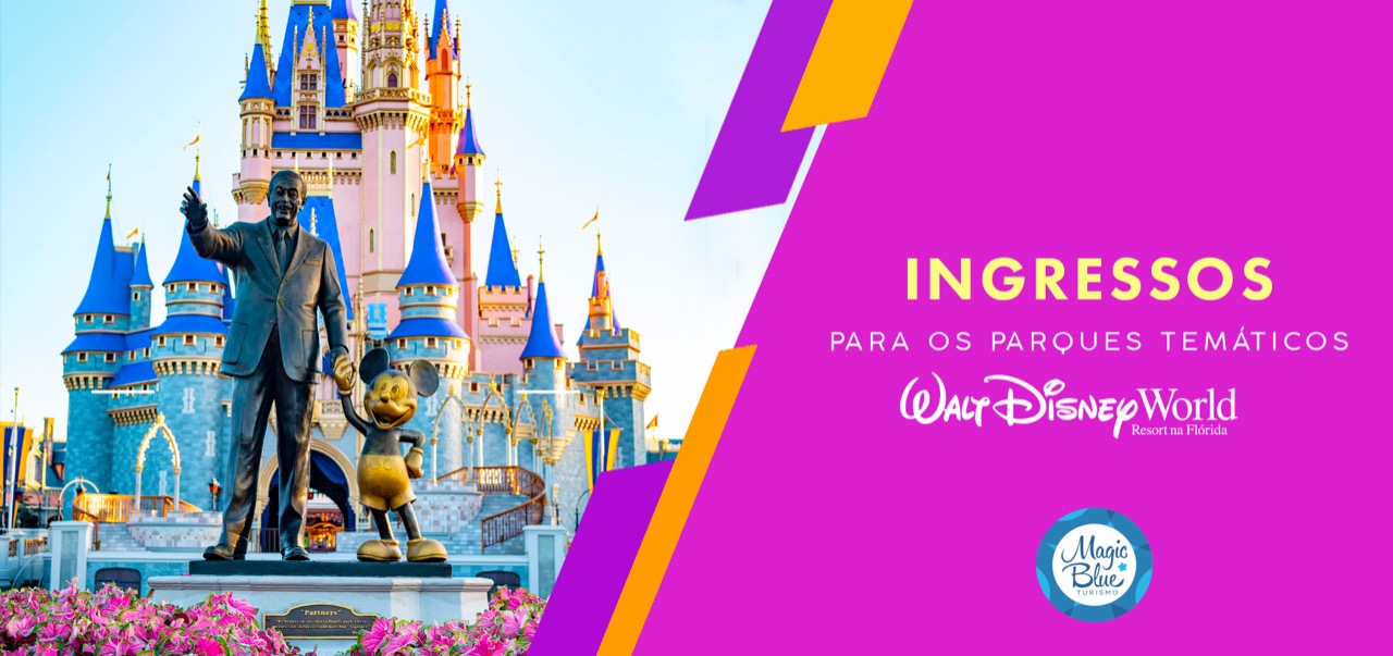 Ingressos Disney Parcelado sem juros a vista com desconto