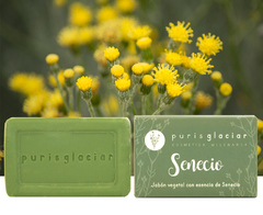 Jabón vegetal con esencia de Senecio Gris 120 grs.