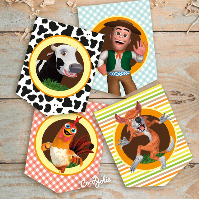 Kit La Granja de Zenon. Imprimible Personalizable