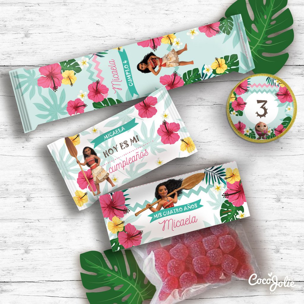 Kit Imprmible Moana Personalizable Kit Imprmible Moana Personalizable