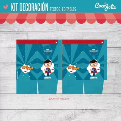 kit imprimible Mi papá es un Superhéroe - CocoJolie Kits Imprimibles