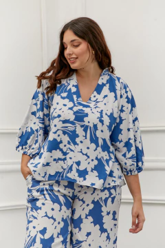 Blusa CUARZO PRINT AZUL