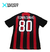 Camiseta titular Milan #80 Ronaldinho  2008/09 - comprar online