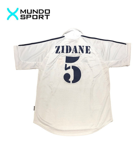Camiseta titular Real Madrid 2001 #5 Zidane | Mundo Sport