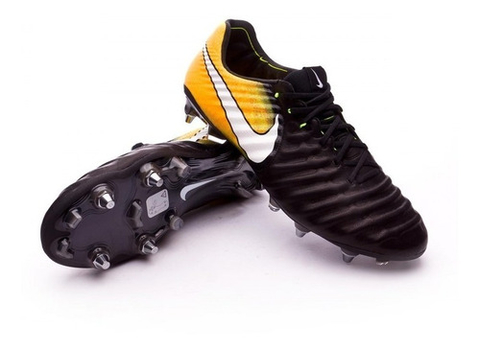 Botines Nike Tiempo Legend negro/amarillo profesionales