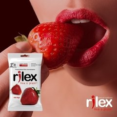 Rilex Morango - Preservativo