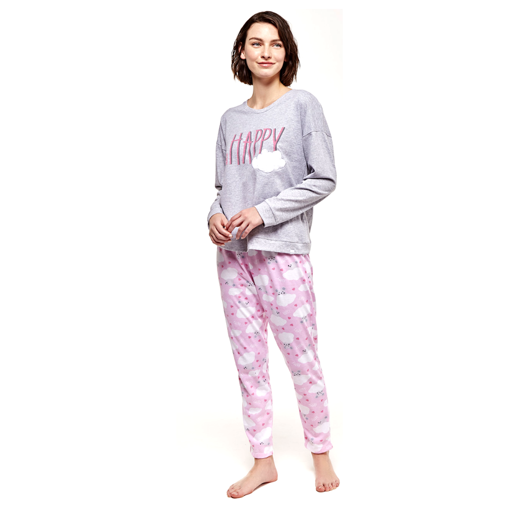 Pijama Invierno Mujer Buzo Estampado Promesse Art 10116