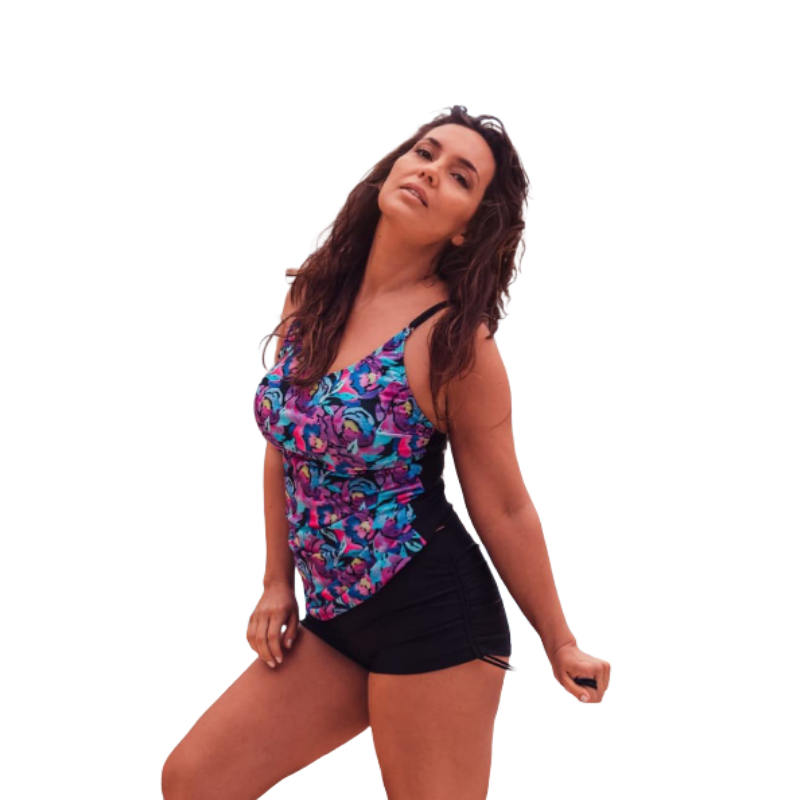 Short malla drapeado 924 Corpo - Lenceria Montemar