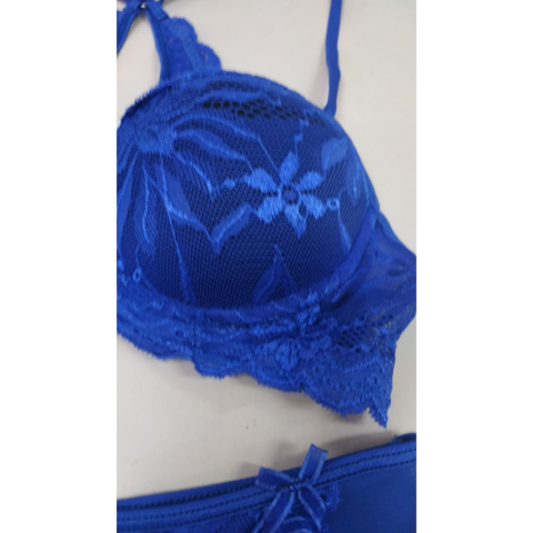 Conjunto Corpiño Armado Cruzado Culotte Less 2520 Yalile