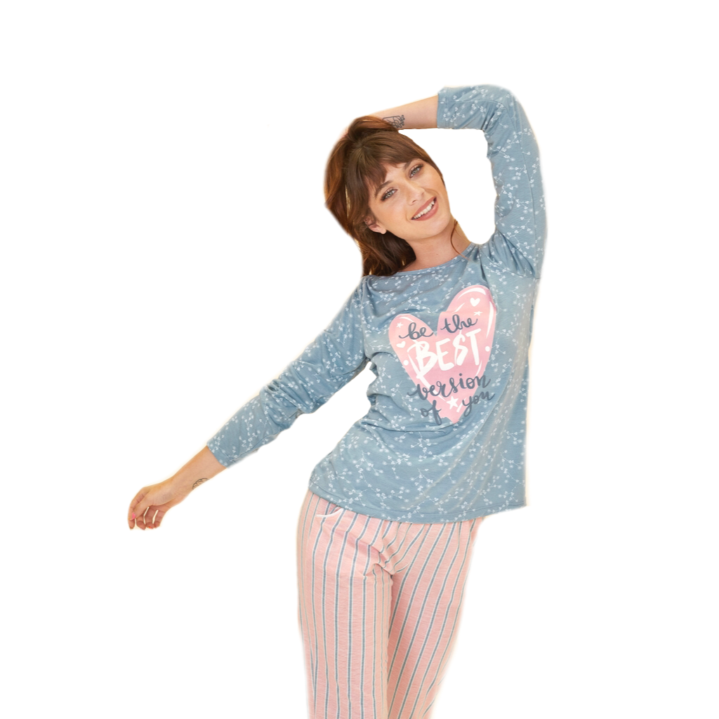 Pijama So Pink Mujer Invierno So Best Version Art 11623