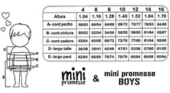 Top Y Bombacha Nena Bikini 60026 Minipromesse - tienda online
