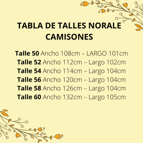 Camison Mujer Largo Norale 2790