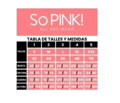Imagen de Pijama Mujer Verano Manga Corta Rock 11595 So Pink