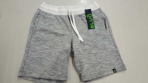 Bermuda Short Corto Hombre Algodon Liso 28008 Bluo