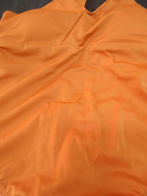 Malla Mujer Enteriza Un Hombro Lisa 4130 Sol Y Oro