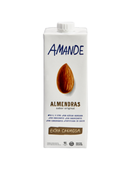 Leche de almendras sabor original ``Amande`` x 1 litro x 8 Unidades en internet