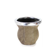 Mate Vidrio Simil Cuero - Mate en internet